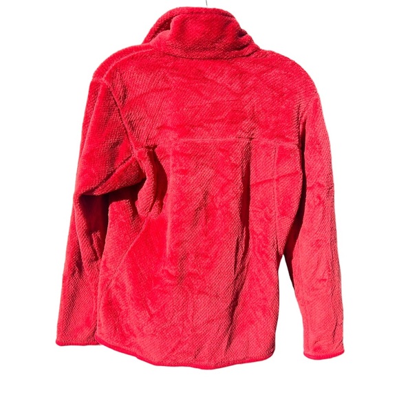 Patagonia quarter zip fleece red jacket women’s medium retool 1/4 - Picture 3 of 5